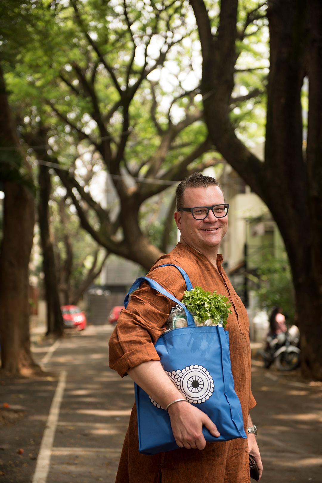 Volvo-chefen som startat manskör (och kvinnokör) i Bangalore.