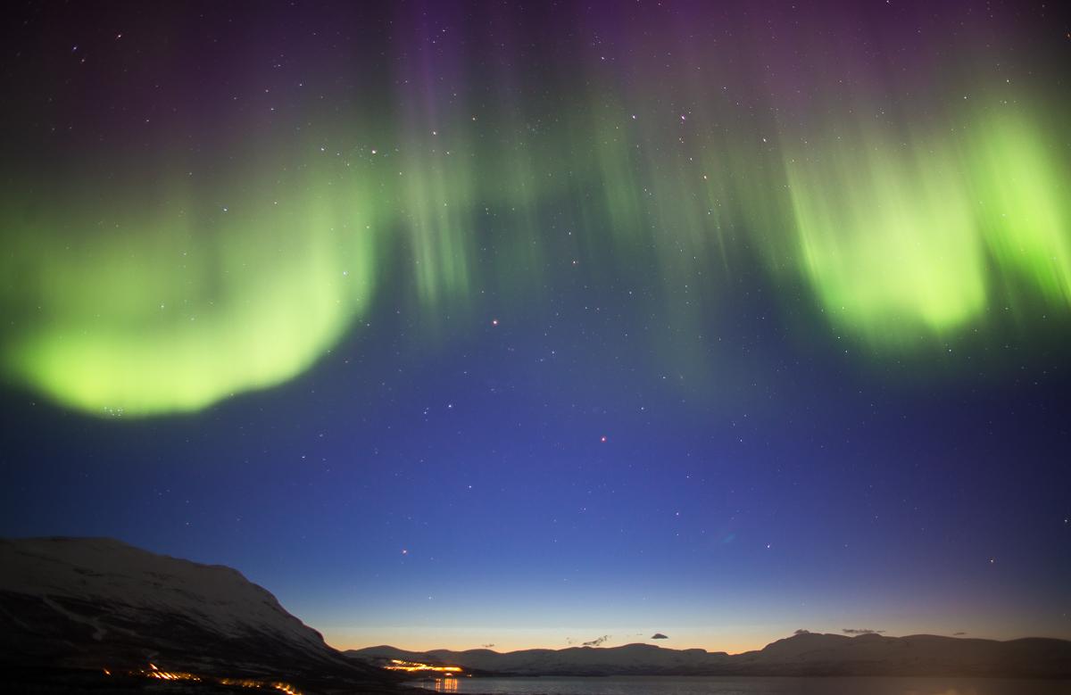 Aurora Borealis in Swedish Lapland