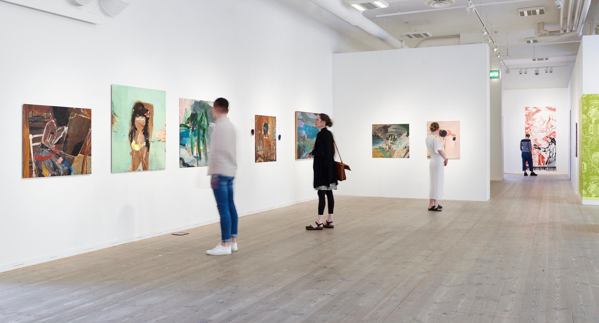 Utställning Helene Billgren "Internmeddelandenh" på Kristianstads konsthall, 2021