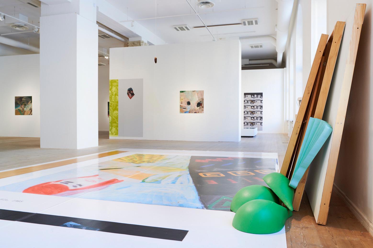 Utställning Helene Billgren "Internmeddelandenh" på Kristianstads konsthall, 2021