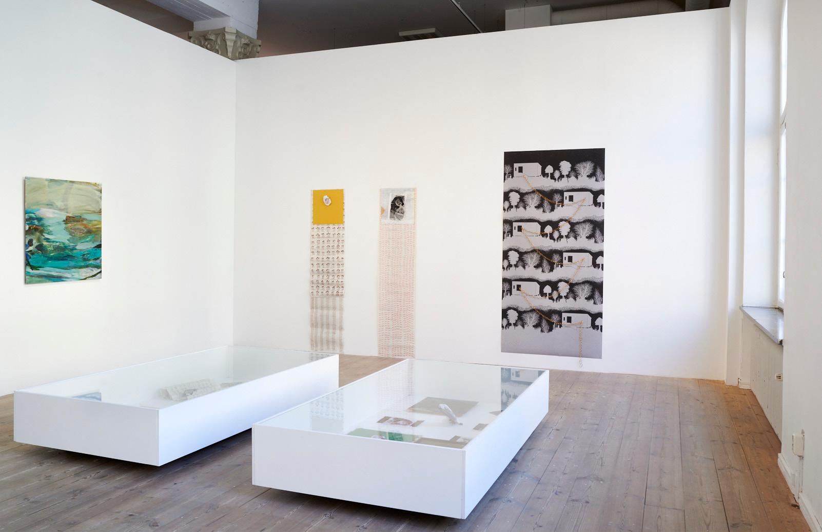 Utställning Helene Billgren "Internmeddelandenh" på Kristianstads konsthall, 2021