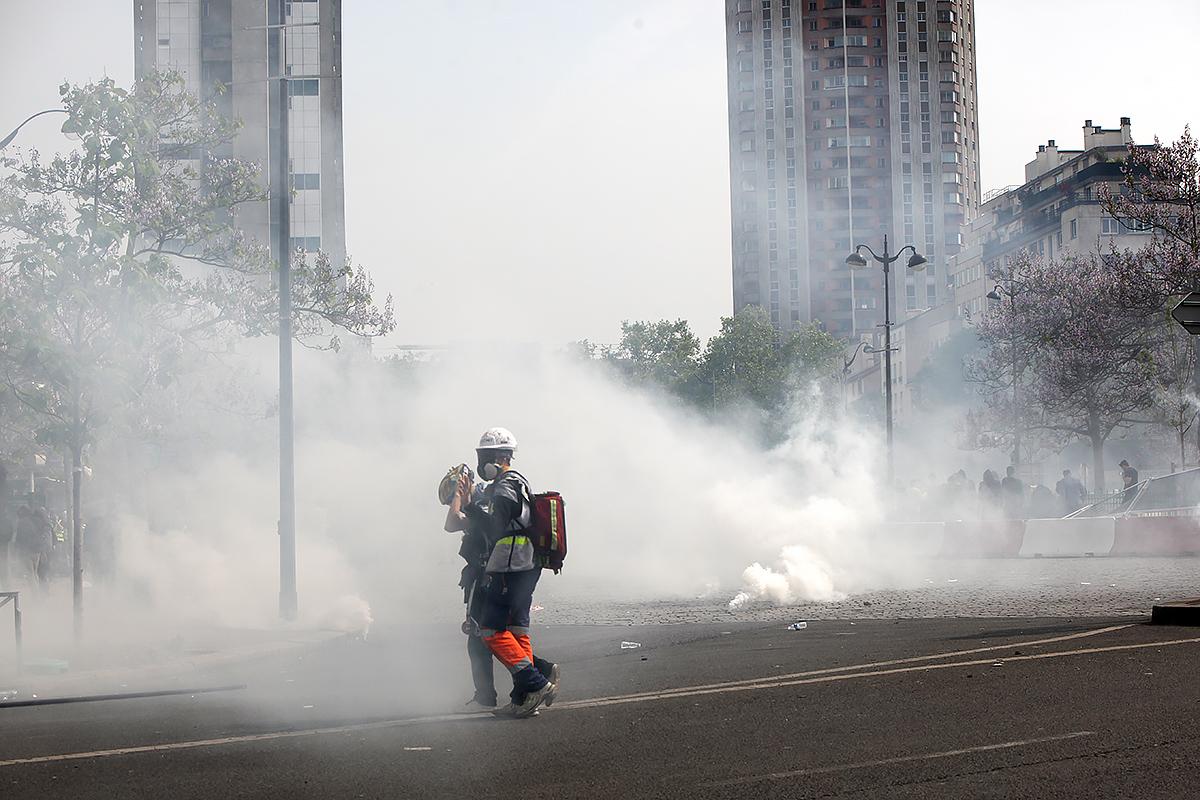 Protester i Frankrike