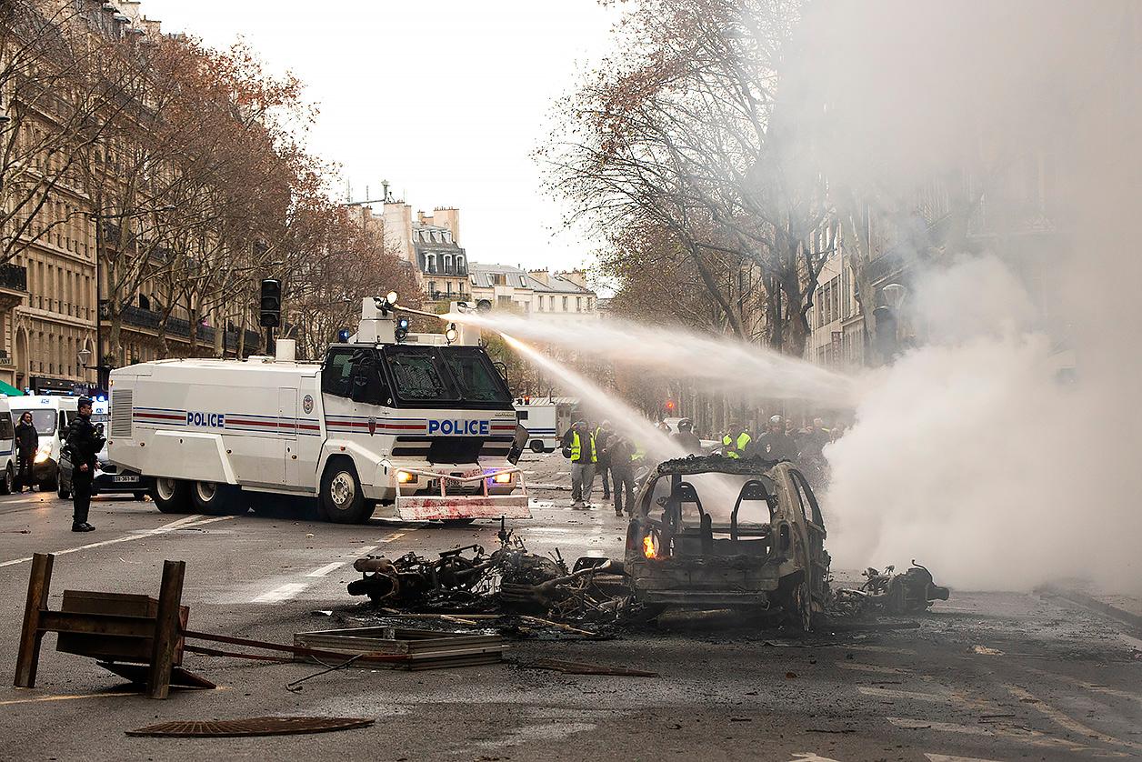 Protester i Frankrike