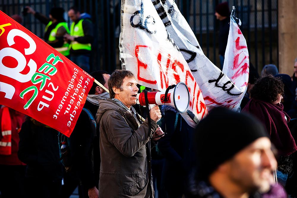 Protester i Frankrike
