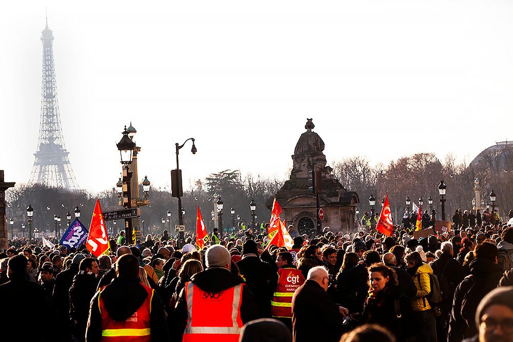 Protester i Frankrike