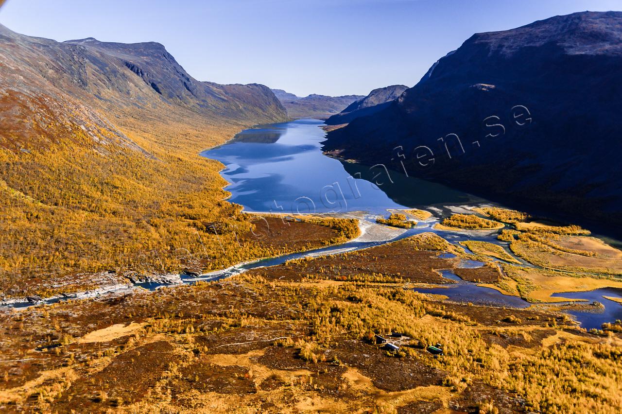 Boken FJÄLLEN - Flygfoton över Svenska Fjällen